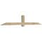 Ekena Millwork Eugene Rough Sawn Timber Gable Bracket, Douglas Fir, 96"W x 16"H x 4"D x 4"F, 4/12 Pitch GBW096X16X0404EUG00RDF - alternate 2